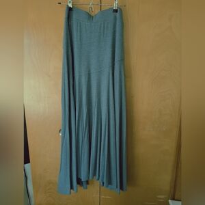 Soft Surroundings Skirt Slate Blue Heather Nuances Skirt NWT